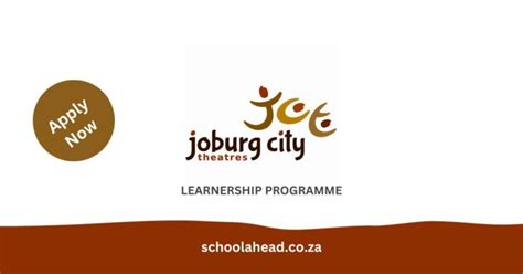 Joburg City Theatres Learnerships 2024 Schoolahead