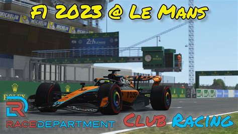 F Le Mans Racedepartment Club Racing Rfactor Youtube