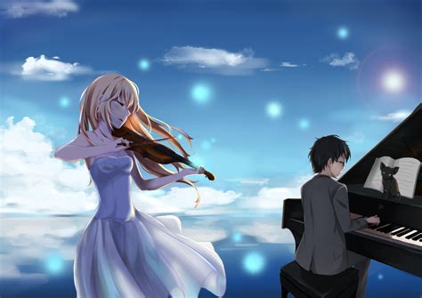 Your Lie In April Hd Wallpapers Top Free Your Lie In April Hd Backgrounds Wallpaperaccess