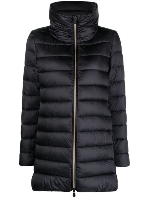 Save The Duck Quilted Padded Parka Coat Farfetch