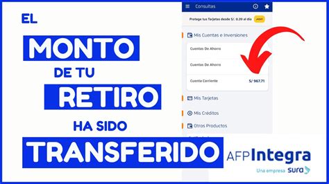 Como Saber Si Ya Te Depositaron El Retiro De Tu Afp Integra Youtube