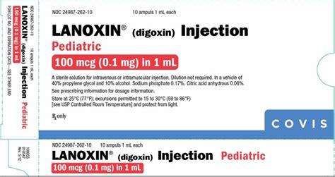 Lanoxin Fda Prescribing Information Side Effects And Uses