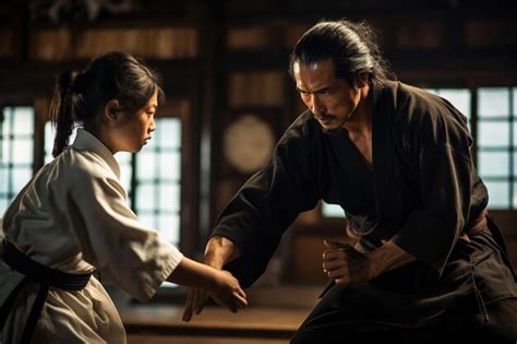 Premium Photo Martial Arts Master In Training Room