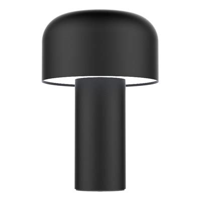 Luz Desing Lampara Velador Toad De Mesa Negro Apto Led Deco Lk