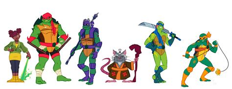 Rise of the TMNT character lineup (VIDEO) by Silver-Monster on DeviantArt