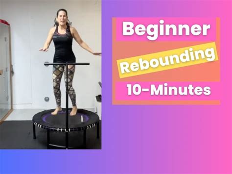 Minute Beginner Rebounding Workout For A Toned Body Laura London