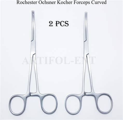 Rochester Ochsner Forceps X Teeth Curved Kocher Artery Clamp Pcs Ebay