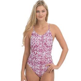 Dolfin Uglies Girl S Cairo Low X Back One Piece Swimsuit Pink