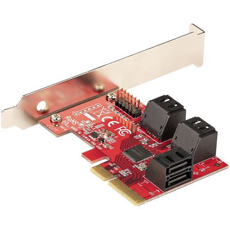 Startech Carte Contr Leur Pci E Avec Ports Sata Iii Internes