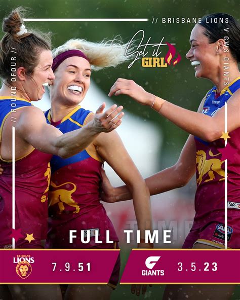 Brisbane Lions Aflw On Twitter The Girls Solidify Top Spot On The Ladder In Conference A 👏💪