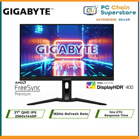 Gigabyte M Q V Rev M Q P Kvm Gaming Monitor Qhd Ips