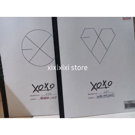 Jual FULLSET EXO 1ST ALBUM XOXO WOLF Include Photocard Shopee