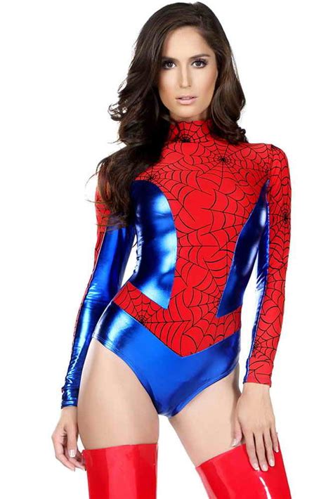 Sensible Seductress Sexy Hero Costume Spider Cosplay Spider Cosplay