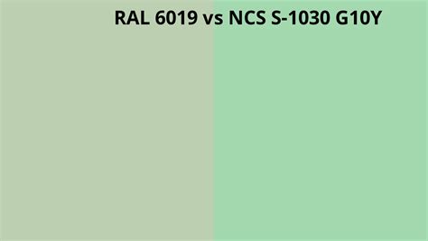 Ral Vs Ncs S G Y Ral Colour Chart Uk