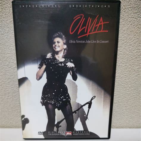 【やや傷や汚れあり】olivia Newton Johnlive In Concert 輸入韓国盤dvd オリビア・ニュートン ジョンの