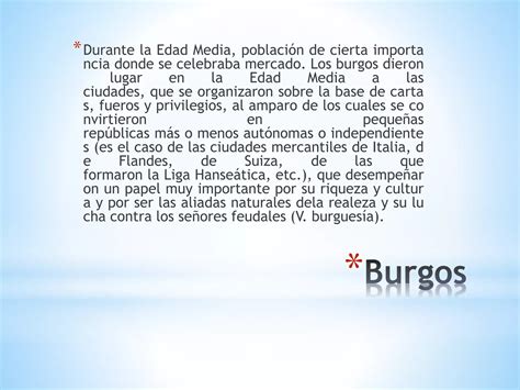 Los Burgos Ppt