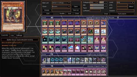 Yugioh Battlin Boxer Deck Profile Jan Youtube