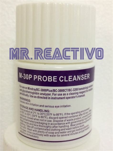 Mindray M P Probe Cleanser Mr Reactivo