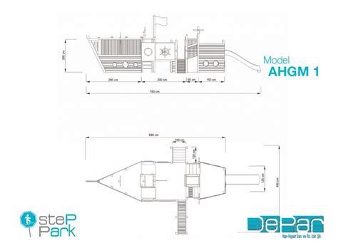 AHŞAP GEMİ TEMALI ÇOCUK OYUN ALANI StepPark
