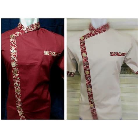 Jual Seragam Koki Baju Seragam Kerja Batik Waiter Waitres Koki Chef