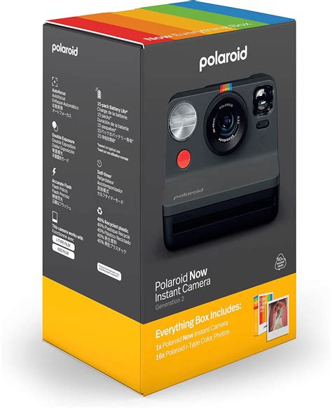 Polaroid Everything Box Now Gen Appareil Photo Instantan Noir