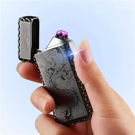 Dragon briquet électrique à Double Arc USB à Plasma électronique