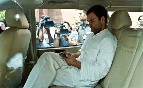 Delhi Police Visits Rahul Gandhis Residence Congress Alleges