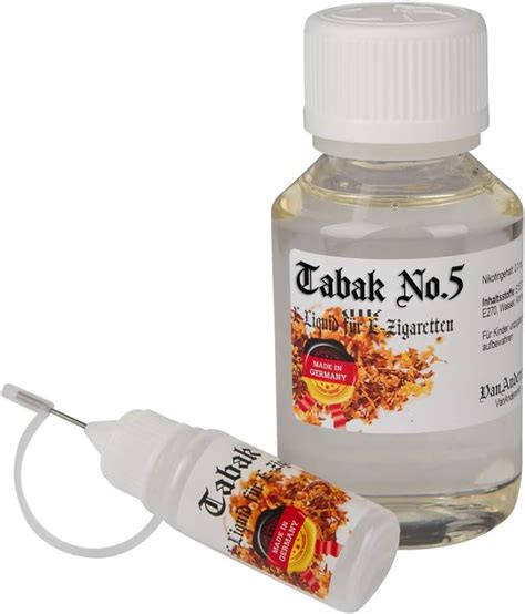 Ml Vananderen Tabak Premium E Liquid Mit Nikotin Mg Ml