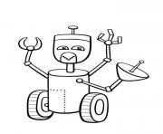 Coloriage La Locomotive Jeffrey Robot Train JeColorie