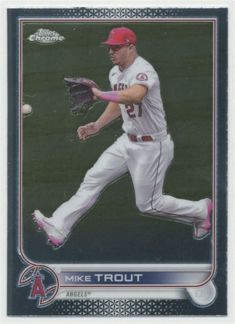 Mike Trout Topps Chrome Sonic Baseball Card Los Angeles