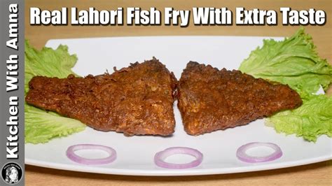 Real Lahori Fish Fry Recipe With Extra Taste Lahori Fried Fish Recipe