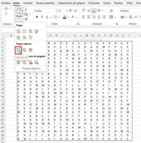 Como Hacer Sopa De Letras En Excel Para Tus Clases Virtuales De Forma