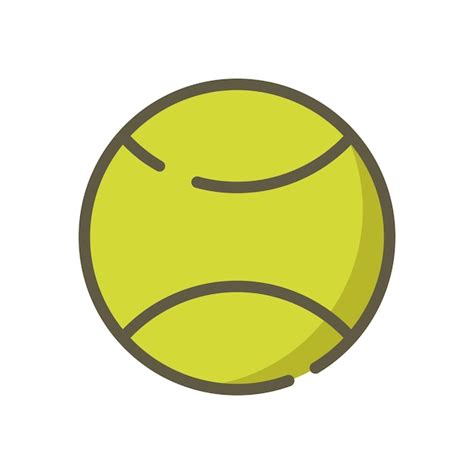 Premium Vector Tennis Ball Icon Design Vector Template