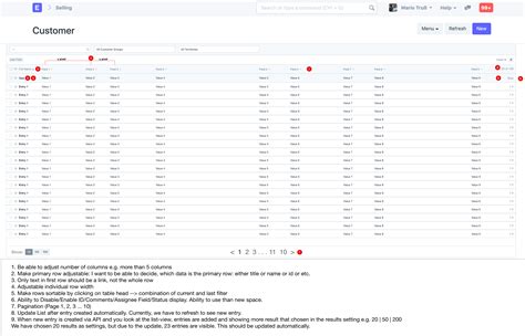Feature: Better UI for List-View: More Space, Customize Column Width