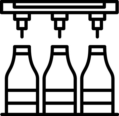 Bottling Line Icon Design 46494262 Vector Art at Vecteezy