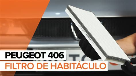 Cómo cambiar Filtro de habitáculo en PEUGEOT 406 INSTRUCCIÓN AUTODOC