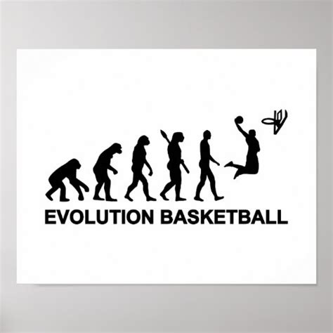 Evolution Basketball Poster | Zazzle