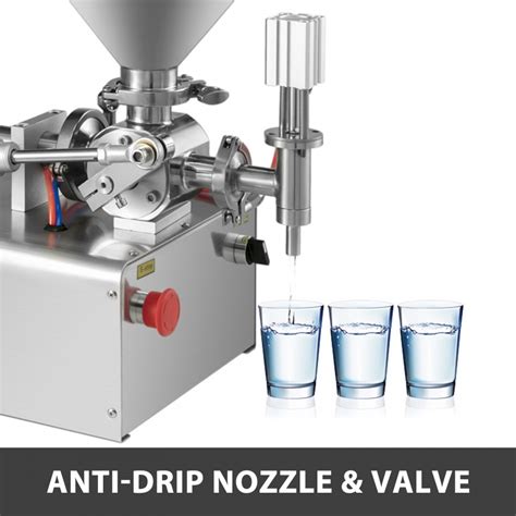 Vevor Horizontal Pneumatic Liquid Filling Machine Ml Paste