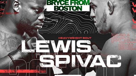 Derrick Lewis Vs Sergey Spivak Prediction YouTube