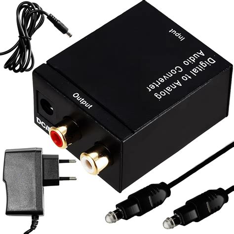 Retoo Wandler Audio Konverter Digital Analog Adapter Koaxial Da Wandler