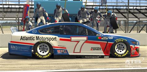 Atlantic Motorsport Presents The New Nascar Ford Mustang Class A Gen 6 For Iracing Atlantic