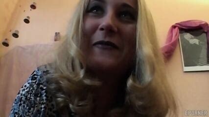 Slutty Blonde Sticks Cucumber To Her Tight Pussy