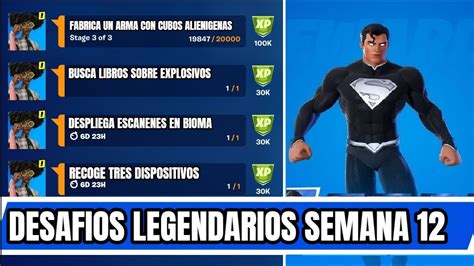 Como Completar Todos Los Desafios Legendarios De La Semana 12 En Fortnite Temporada 7