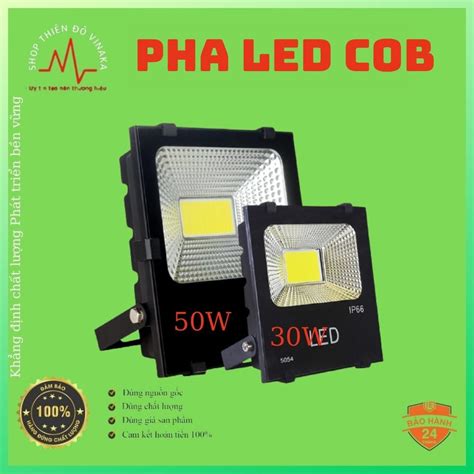 Đèn pha led cob 50W dùng chuyên cho công trình bảng hiệu lắp đặt ngoài