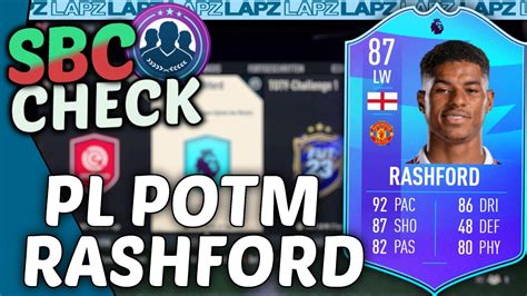 Preis In Ordnung RASHFORD POTM SBC Machen Oder Lassen YouTube