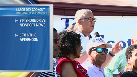 Public Invited To Congressman Bobby Scott Annual Labor Day Cookout