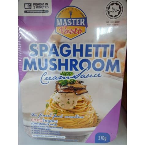 Master Pasto Spaghetti Mushroom Halal Exp Shopee Malaysia