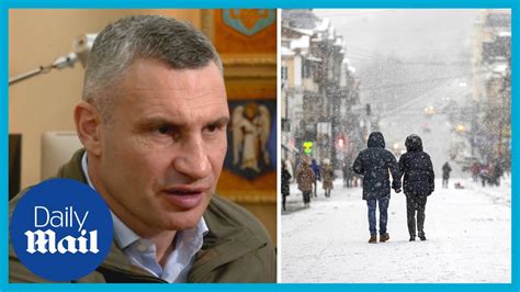 Ukraine Kyiv Mayor Says Apocalypse Scenario Possible This Winter