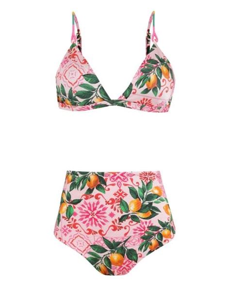 Brigitte Bardot Fabi Bikini Set In Pink Lyst Uk