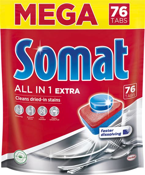 SOMAT Tabletki Do Zmywarki 76 Szt Drogeria Rossmann Pl